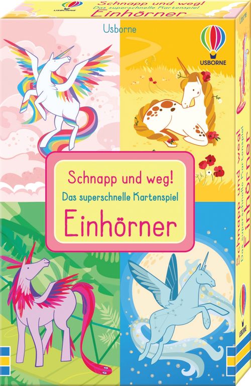 Cover des Buches Schnapp und weg! Das superschnelle Kartenspiel: Einhörner von 