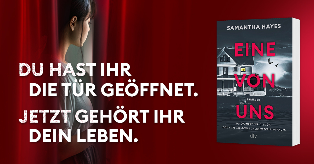 Du hast ihr die Tür geöffnet, jetzt gehört ihr dein Leben. Banner.