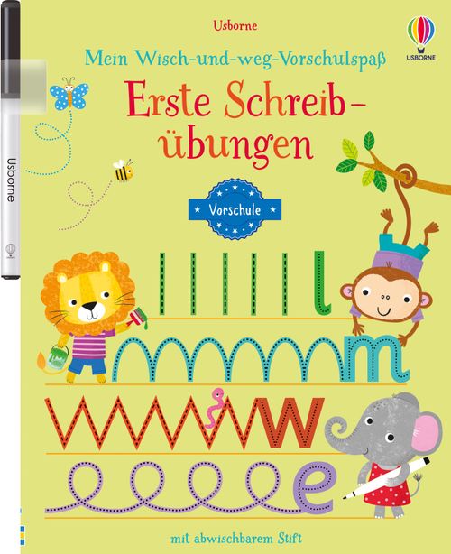 Cover des Buches Mein Wisch-und-weg-Vorschulspaß: Erste Schreibübungen von Jessica Greenwell
