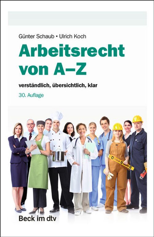 Cover des Buches Arbeitsrecht von A-Z von 