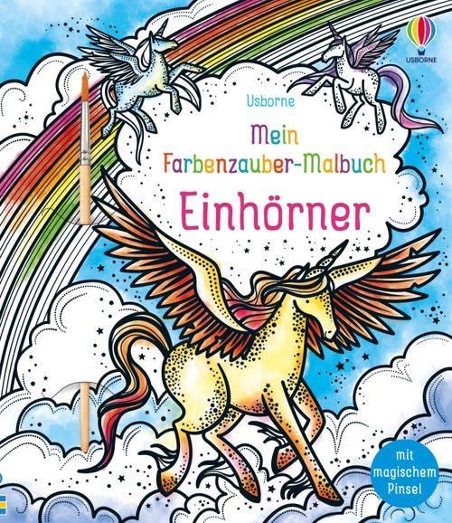 Cover des Buches Mein Farbenzauber-Malbuch: Einhörner von 