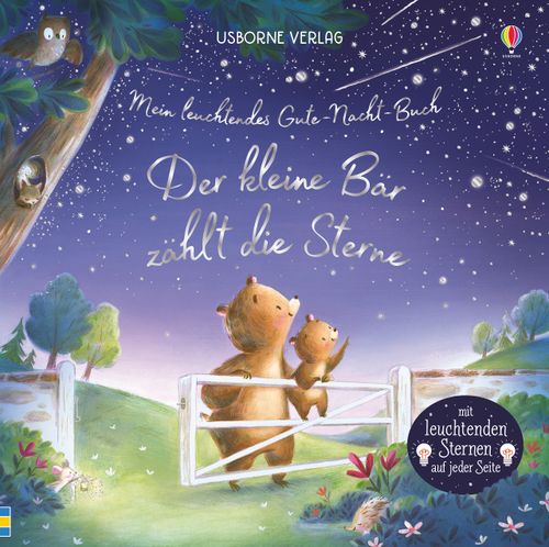 Cover des Buches Mein leuchtendes Gute-Nacht-Buch: Der kleine Bär zählt die Sterne von 