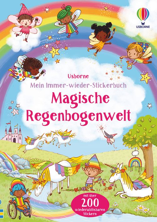 Cover des Buches Mein Immer-wieder-Stickerbuch: Magische Regenbogenwelt von 
