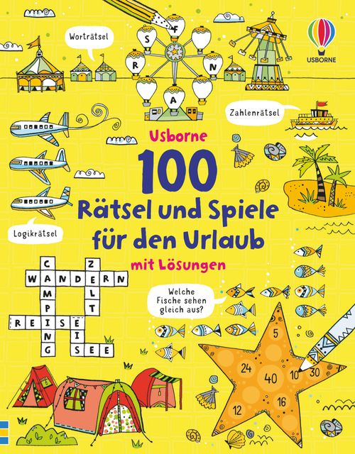 Cover des Buches 100 Rätsel und Spiele für den Urlaub von 