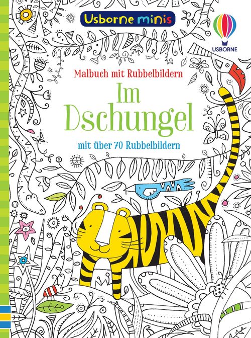 Cover des Buches Usborne Minis - Malbuch: Im Dschungel von 