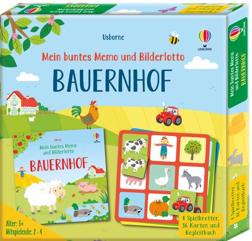 Cover des Buches Mein buntes Memo und Bilderlotto: Bauernhof von 