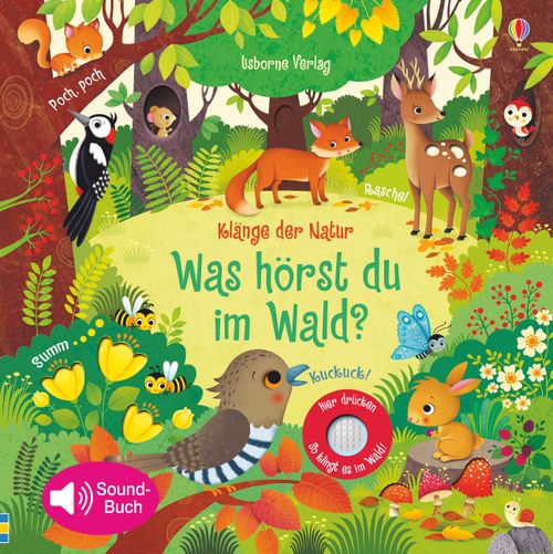 Cover des Buches Klänge der Natur: Was hörst du im Wald? von Sam Taplin
