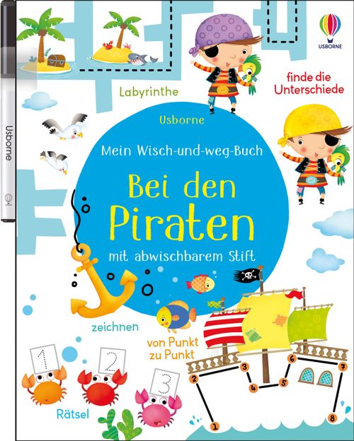 Cover des Buches Mein Wisch-und-weg-Buch: Bei den Piraten von 