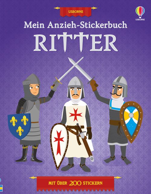Cover des Buches Mein Anzieh-Stickerbuch: Ritter von 