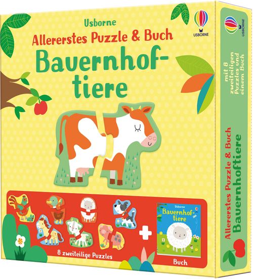 Cover des Buches Allererstes Puzzle & Buch: Bauernhoftiere von 