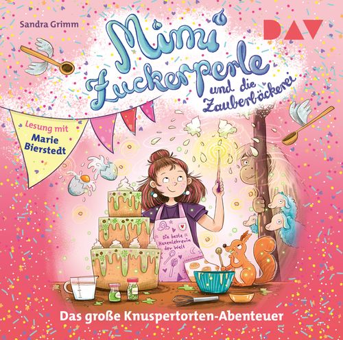 Cover des Buches Mimi Zuckerperle und die Zauberbäckerei – Das große Knuspertorten-Abenteuer von Sandra Grimm