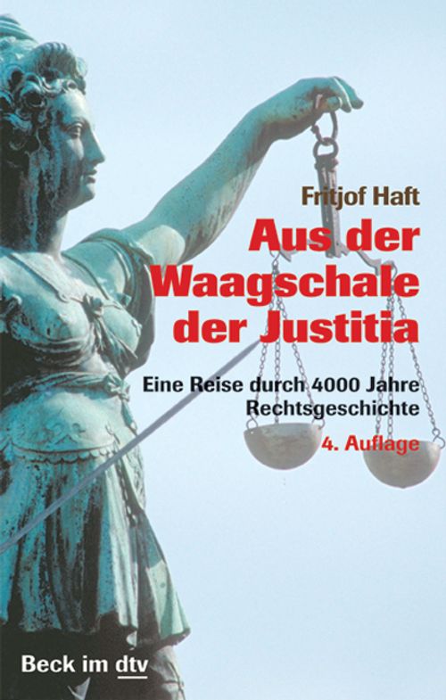 Cover des Buches Aus der Waagschale der Justitia von Fritjof Haft
