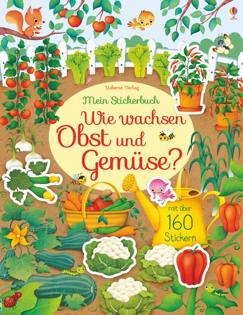 Cover des Buches Mein Stickerbuch: Wie wachsen Obst und Gemüse? von 