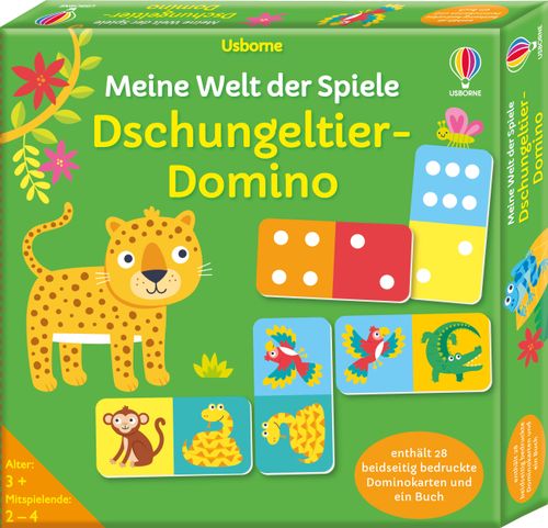Cover des Buches Meine Welt der Spiele: Dschungeltier-Domino von 