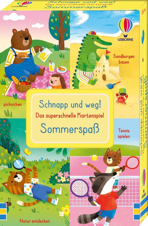 Cover des Buches Schnapp und weg! Das superschnelle Kartenspiel: Sommerspaß von 
