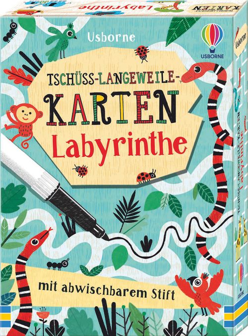 Cover des Buches Tschüss-Langeweile-Karten: Labyrinthe von 