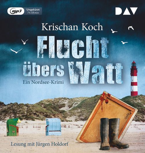 Cover des Buches Flucht übers Watt. Ein Nordsee-Krimi von Krischan Koch