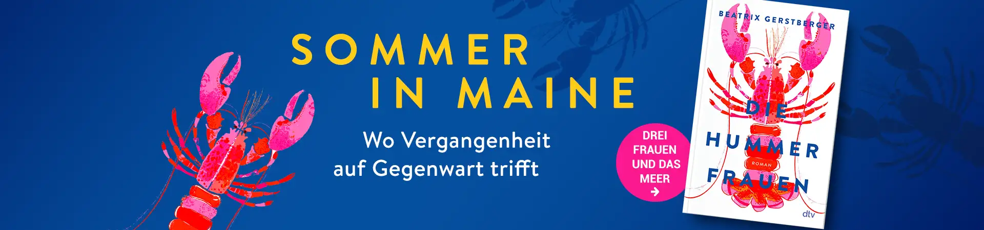 Grafik zu Die Hummerfrauen von Beatrix Gerstberger mit der Headline Sommer in Maine.