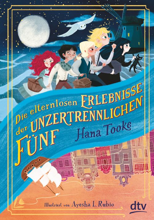 Cover des Buches Die elternlosen Erlebnisse der unzertrennlichen Fünf von 