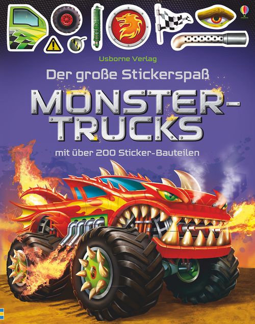 Cover des Buches Der große Stickerspaß: Monstertrucks von 