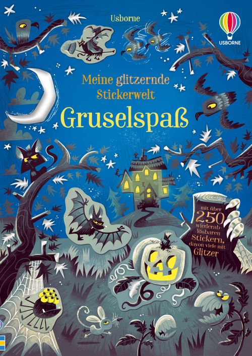 Cover des Buches Meine glitzernde Stickerwelt: Gruselspaß von Kristie Pickersgill