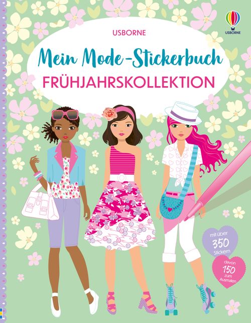 Cover des Buches Mein Mode-Stickerbuch: Frühjahrskollektion von 