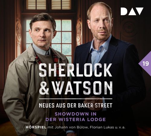 Cover des Buches Sherlock & Watson – Neues aus der Baker Street: Showdown in der Wisteria Lodge (Fall 19) von Viviane Koppelmann, Peter Jordan