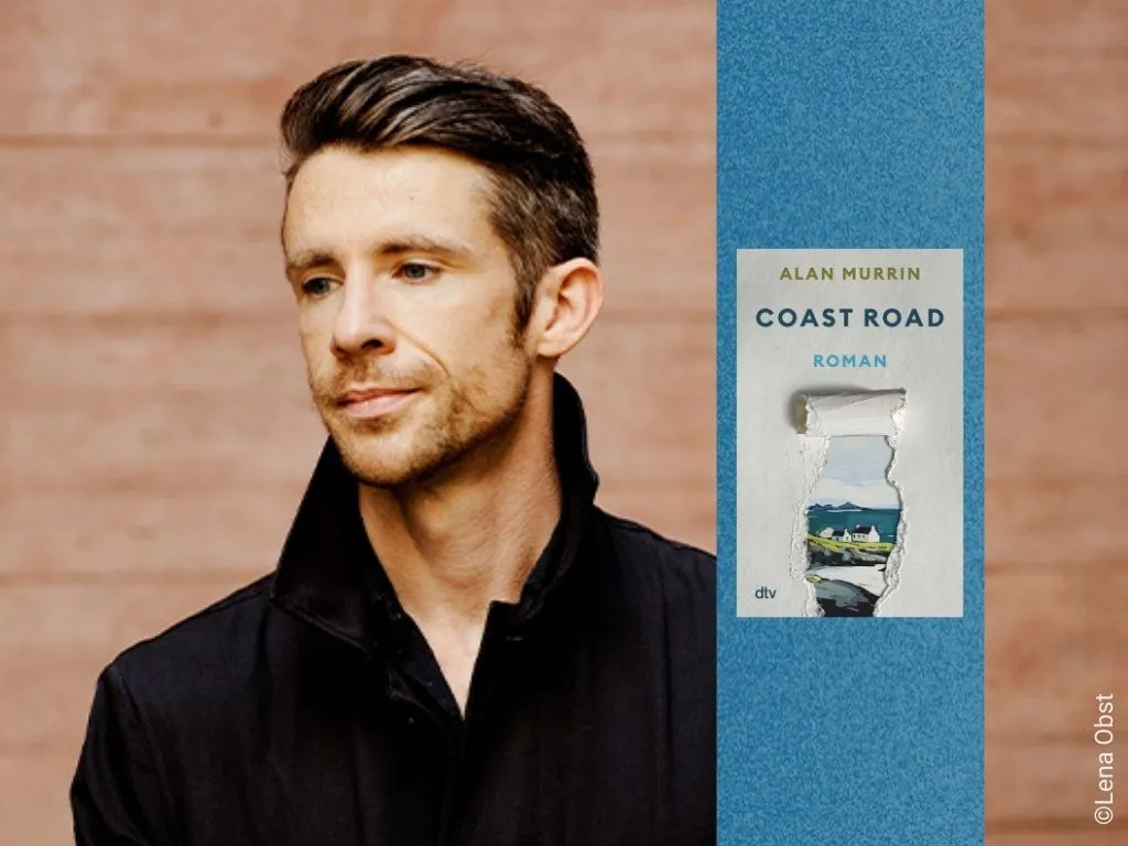 Foto des Autors Alan Murrin und Buch Coast Road.