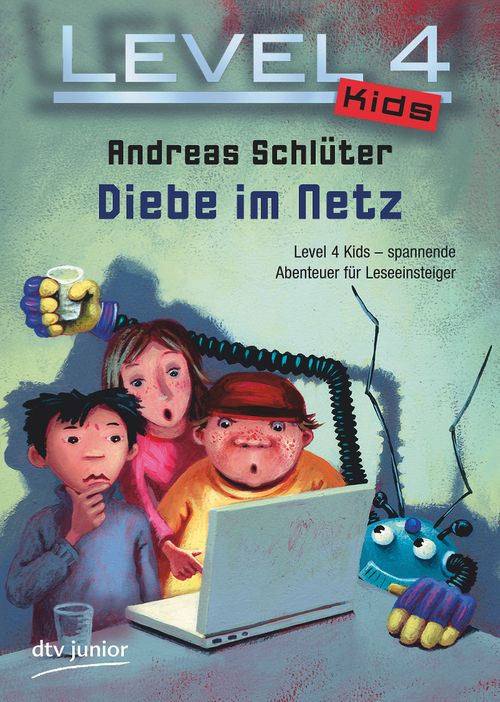 Cover des Buches Level 4 Kids - Diebe im Netz von 