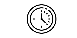 Icon für flexible Arbeitszeiten