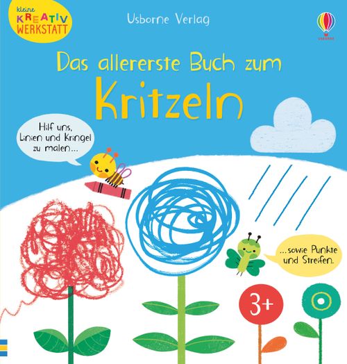 Cover des Buches Kleine Kreativ-Werkstatt - Das allererste Buch zum Kritzeln von 