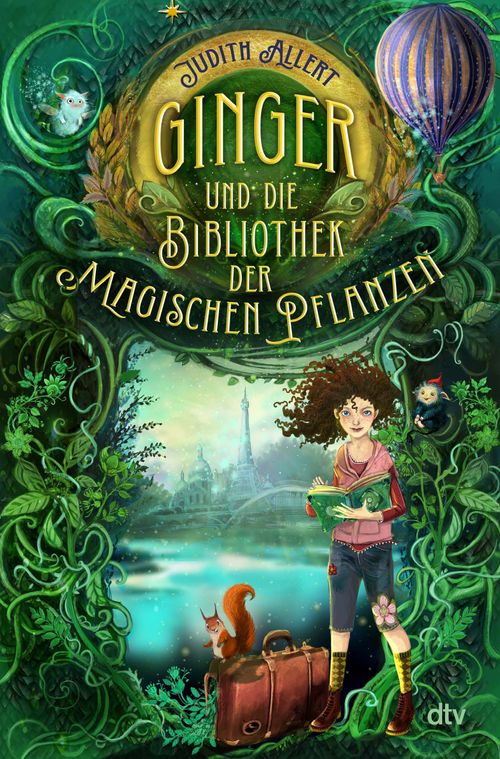 Cover des Buches Ginger und die Bibliothek der magischen Pflanzen von 