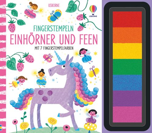 Cover des Buches Fingerstempeln: Einhörner und Feen von 