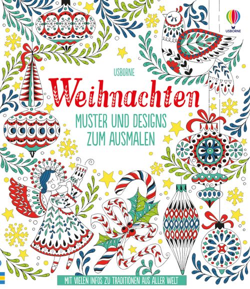 Cover des Buches Weihnachten – Muster und Designs zum Ausmalen von Emily Bone
