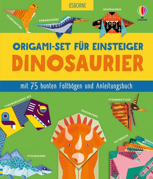 Cover des Buches Origami-Set für Einsteiger: Dinosaurier von 