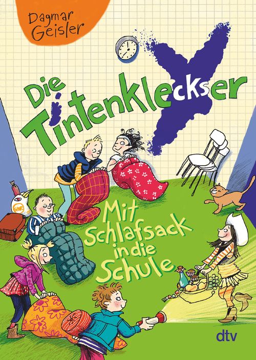 Cover des Buches Die Tintenkleckser - Mit Schlafsack in die Schule von 