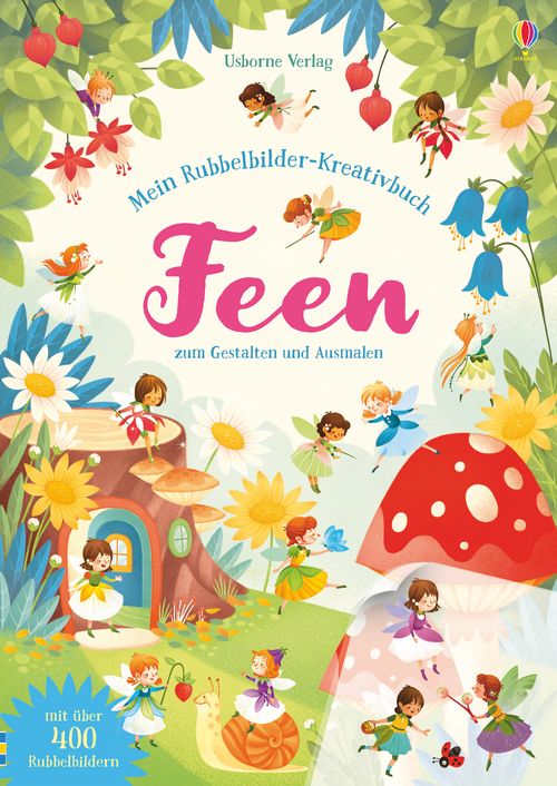 Cover des Buches Mein Rubbelbilder-Kreativbuch: Feen von 