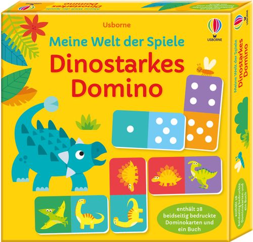 Cover des Buches Meine Welt der Spiele: Dinostarkes Domino von 