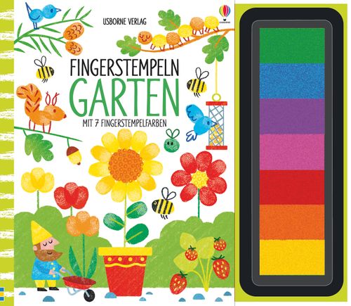 Cover des Buches Fingerstempeln: Garten von 