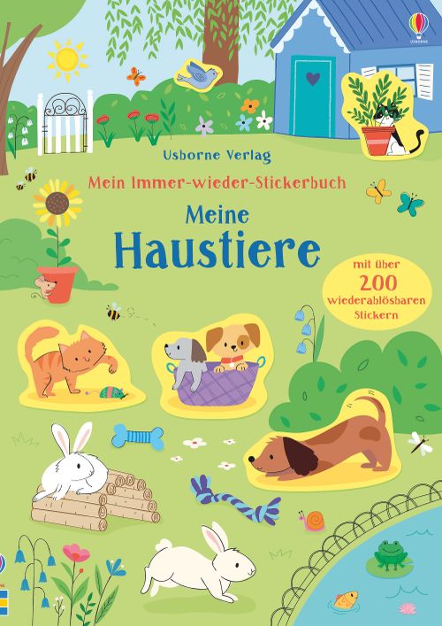Cover des Buches Mein Immer-wieder-Stickerbuch: Meine Haustiere von 