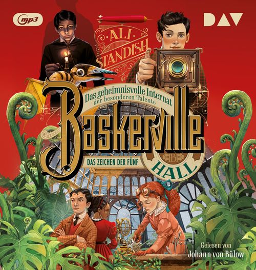 Cover des Buches Baskerville Hall – Das geheimnisvolle Internat der besonderen Talente. Teil 2: Das Zeichen der Fünf von Ali Standish