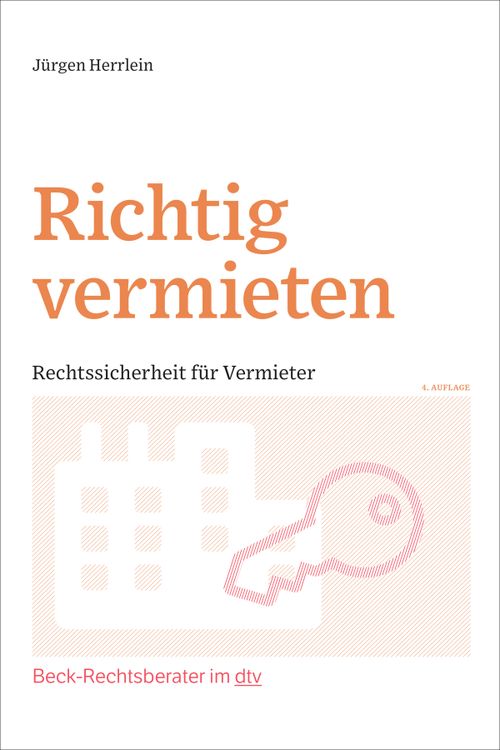 Cover des Buches Richtig vermieten von Dr. Jürgen Herrlein