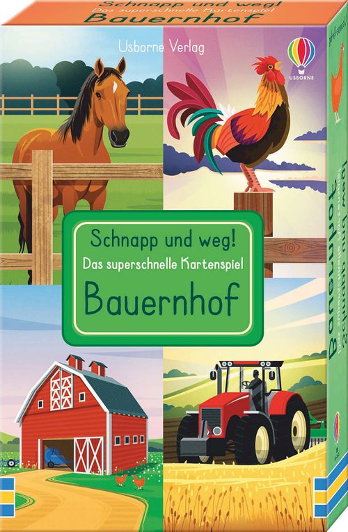 Cover des Buches Schnapp und weg! Das superschnelle Kartenspiel: Bauernhof von 