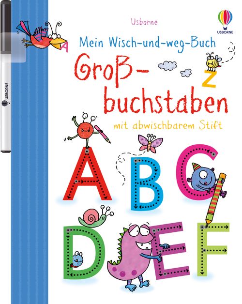 Cover des Buches Mein Wisch-und-weg-Buch: Großbuchstaben von Jessica Greenwell