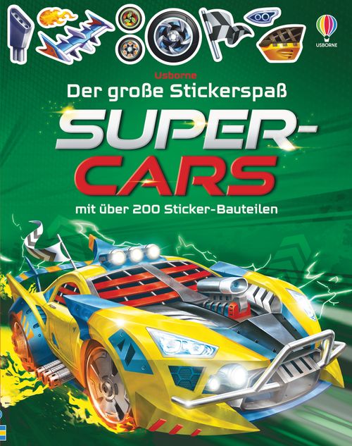 Cover des Buches Der große Stickerspaß: Supercars von 
