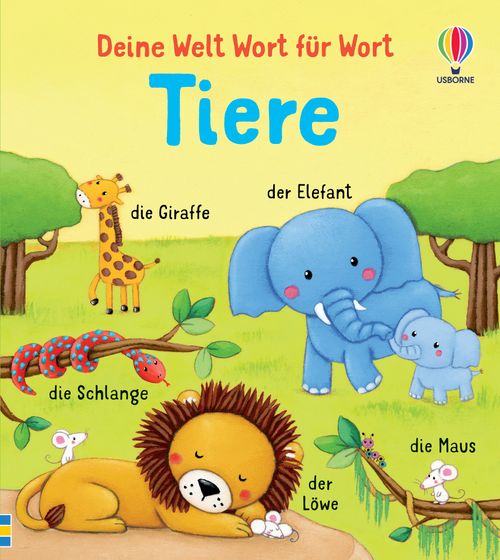 Cover des Buches Deine Welt Wort für Wort: Tiere von Felicity Brooks