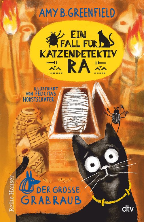 Cover des Buches Ein Fall für Katzendetektiv Ra Der große Grabraub von Amy Greenfield