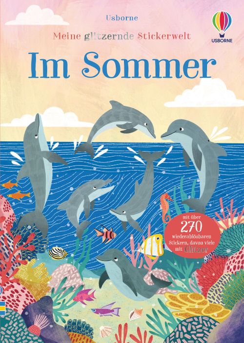 Cover des Buches Meine glitzernde Stickerwelt: Im Sommer von Fiona Patchett