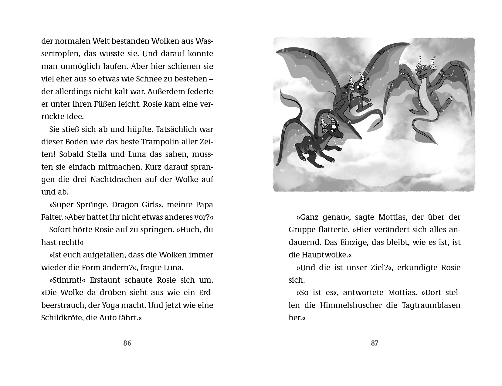 Cover des Buches Dragon Girls – Rosie, der Zwielichtdrache von Maddy Mara