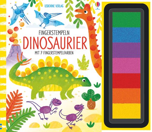 Cover des Buches Fingerstempeln: Dinosaurier von 